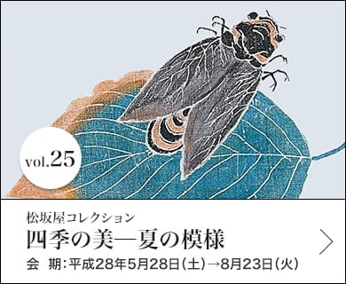vol.25 四季の美ー夏の模様 会期：平成28年5月28日(土)～8月23日(火)